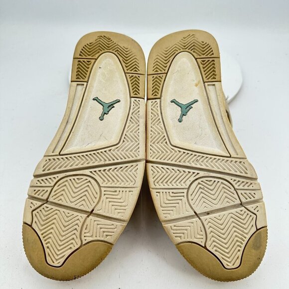 Nike Air Jordan 4 Retro Men Size 7Y Women 8.5 487724-118 Sand Linen Shoes - Picture 8 of 11